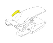 Подлокотник левый для установки Stern Weber S300 \ S200