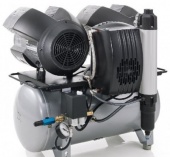 Безмасляный компрессор четырехцилиндровый с осушителем Dürr Dental Tornado 4 производительность 205/230 л/мин.