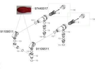 Клапан электромагнитный 24VDC для установки Stern Weber