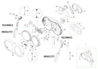 Держатель корпуса ручки светильника Stern Weber VENUS PLUS-L MCT