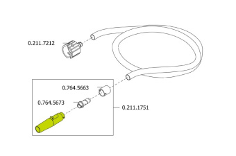 Переходник шланга слюноотсоса установки КаВо