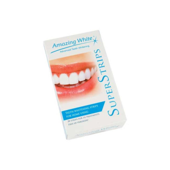 Amazing White Super Stripes - полоски для отбеливания зубов
