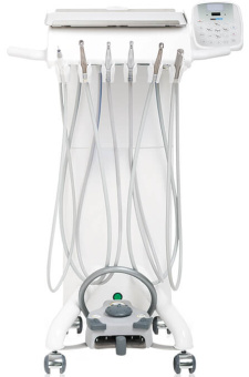 Miglionico NiceGlass P Cart - стоматологическая установка с подкатным модулем