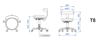Стул стоматологический T8 Stern Weber