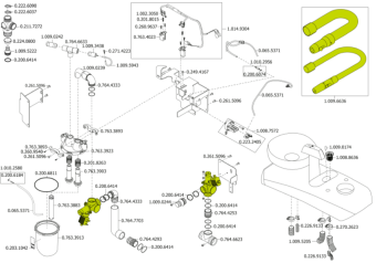 Корпус выключателя (держатель микровыключателя) установки КаВо